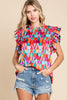 The Kate Blouse: Colorful Sleeveless Blouse - MomQueenBoutique