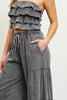 The Leslie Set- Ruffled Top Wide Leg Pant Set - MomQueenBoutique