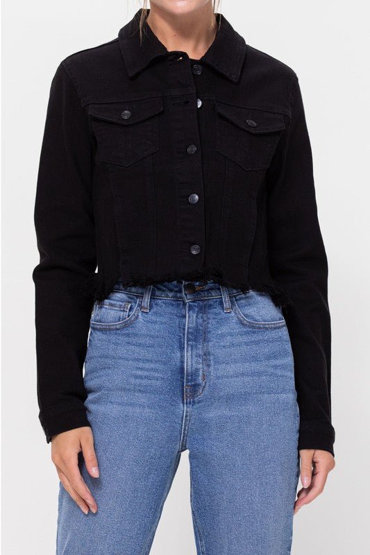 The Levi Jackets: Black Denim Jacket - MomQueenBoutique