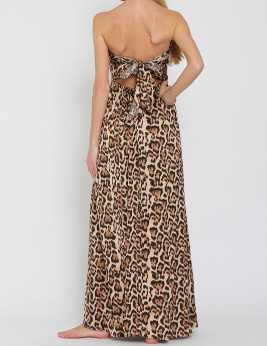 The Linda Jumpsuit: Leopard Jumpsuit - MomQueenBoutique