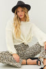 The Liza Pants: Leopard Cheetah Print Denim Pants - MomQueenBoutique