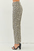 The Liza Pants: Leopard Cheetah Print Denim Pants - MomQueenBoutique