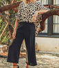 The London Blouse: Leopard Print Ruffle Pleated Blouse - MomQueenBoutique