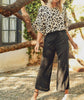 The London Blouse: Leopard Print Ruffle Pleated Blouse - MomQueenBoutique