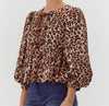 The Mady Blouse: Leopard Print Bow Blouse - MomQueenBoutique