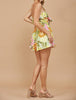 The Malibu Romper: Strapless Tropical Print Romper - MomQueenBoutique