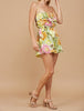 The Malibu Romper: Strapless Tropical Print Romper - MomQueenBoutique