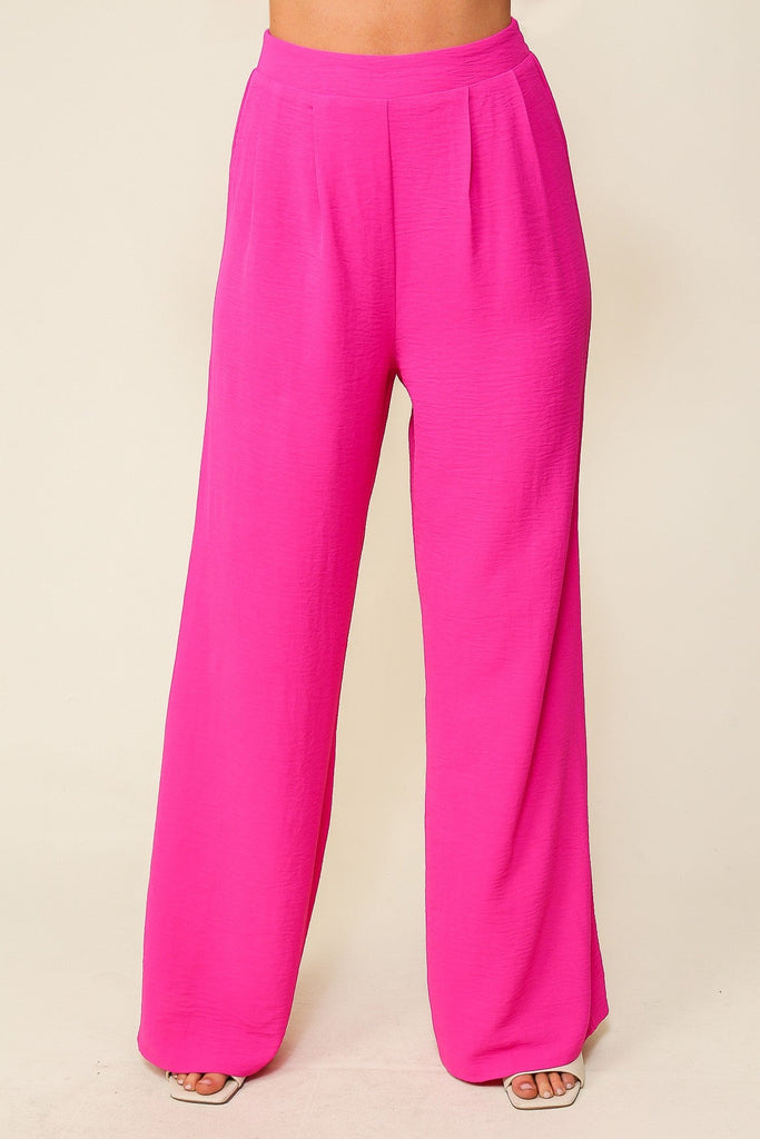 The Mandy Set: Pink Pant Set - MomQueenBoutique