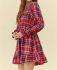 The Merry Dress: Red Plaid Holiday Christmas Dress - MomQueenBoutique