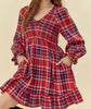 The Merry Dress: Red Plaid Holiday Christmas Dress - MomQueenBoutique