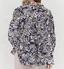 The Nancy Blouse: Navy Floral Blouse - MomQueenBoutique