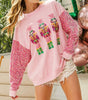 The Nutcracker Sweater: Pink Sequins Christmas Sweatshirt - MomQueenBoutique