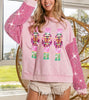 The Nutcracker Sweater: Pink Sequins Christmas Sweatshirt - MomQueenBoutique