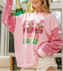 The Nutcracker Sweater: Pink Sequins Christmas Sweatshirt - MomQueenBoutique