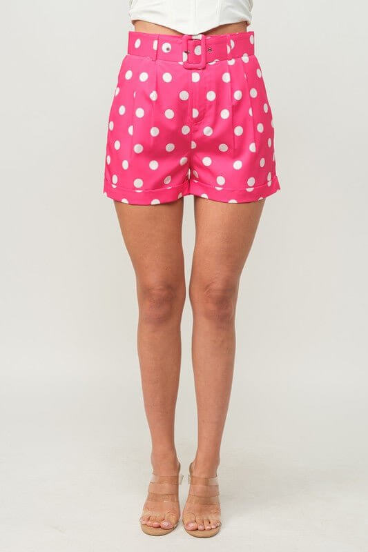The Pamela Shorts: High Waisted Polka Dot Shorts - MomQueenBoutique