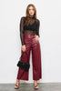 The Paula Pants: High Waisted Leather Pants - MomQueenBoutique