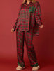 The Pretty In Plaid Pajamas: Plaid Christmas Pajama Set - MomQueenBoutique