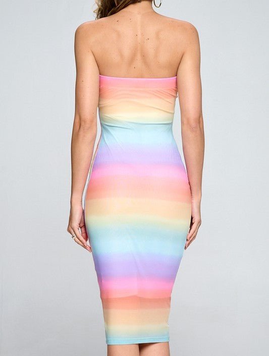 Ombre midi dress best sale