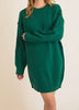 The Sally Sweater Dress: Oversized Tunic Sweater Dress - MomQueenBoutique