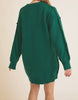 The Sally Sweater Dress: Oversized Tunic Sweater Dress - MomQueenBoutique