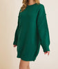 The Sally Sweater Dress: Oversized Tunic Sweater Dress - MomQueenBoutique