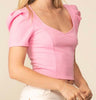 The Sarah Set: Pink SHort Sleeve Skirt Set - MomQueenBoutique