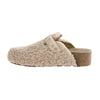 The Sherpa Magnolias Clog: Furry Slide On Clog - MomQueenBoutique