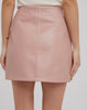 The Shiloh Skirt: Pink Pleather Skirt - MomQueenBoutique