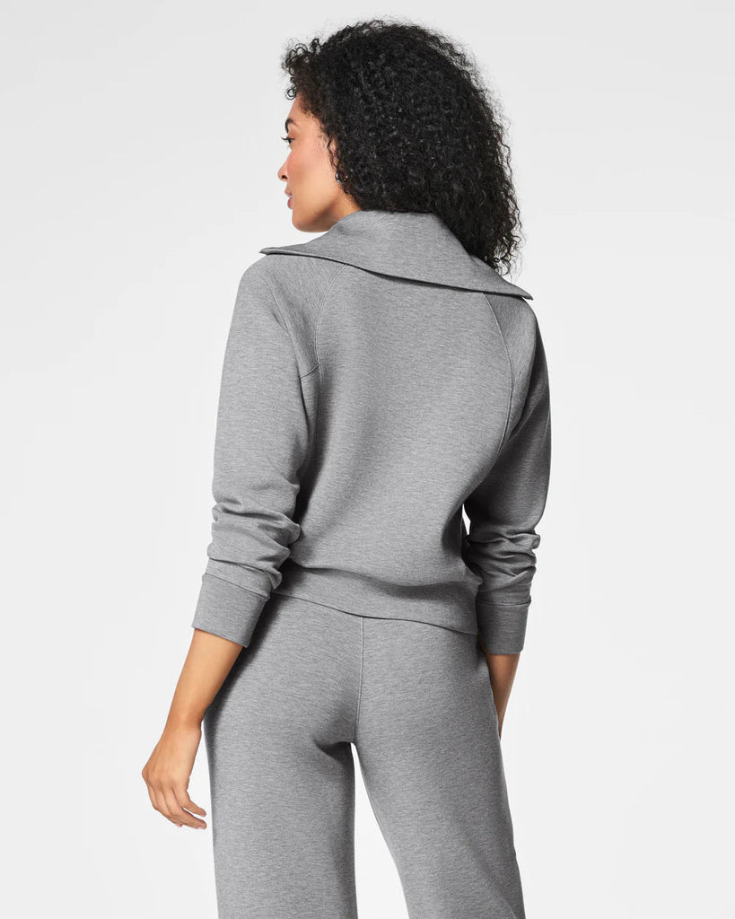 The Spanx Air Essential Half Zip PullOver by SPANX - MomQueenBoutique