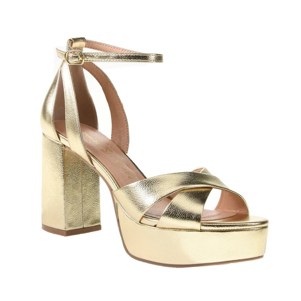 The Tammy Heel: Platform Ankle Strap Heel - MomQueenBoutique