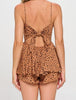 The Zoe Romper: Back Bow Leopard Romper - MomQueenBoutique