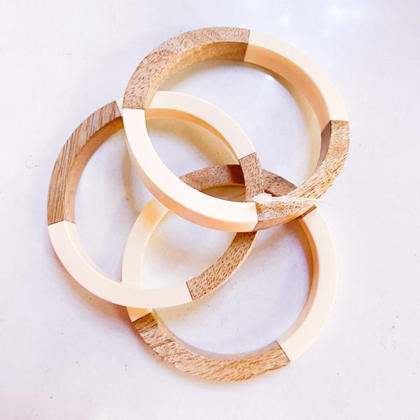 Wooden Color Bracelets - MomQueenBoutique