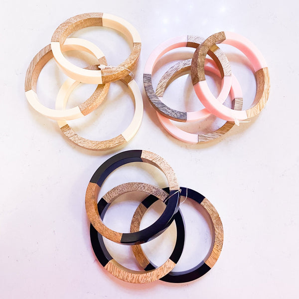 Wooden Color Bracelets - MomQueenBoutique