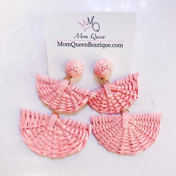 #WovenPinky Earrings - MomQueenBoutique