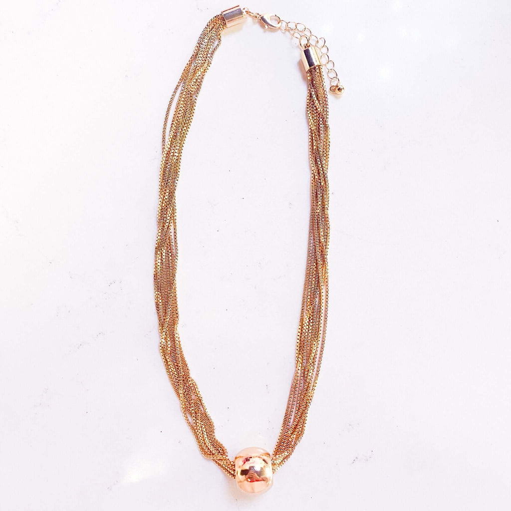 Ball and Chain Necklace - MomQueenBoutique