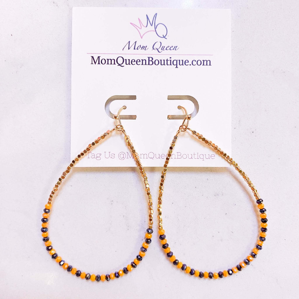 #BeadedColor Earrings - MomQueenBoutique