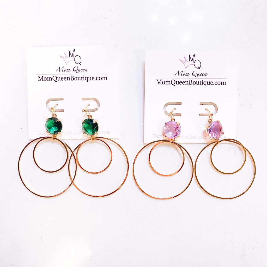 #Bejeweled Earrings - MomQueenBoutique
