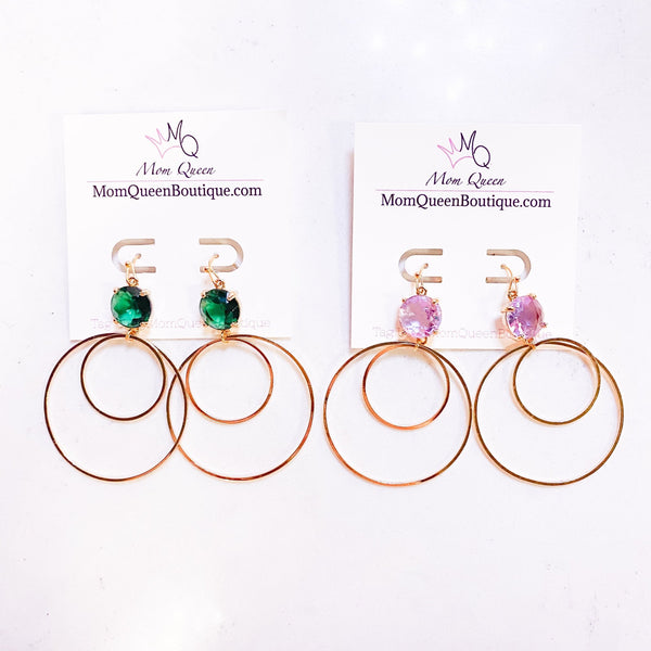#Bejeweled Earrings - MomQueenBoutique