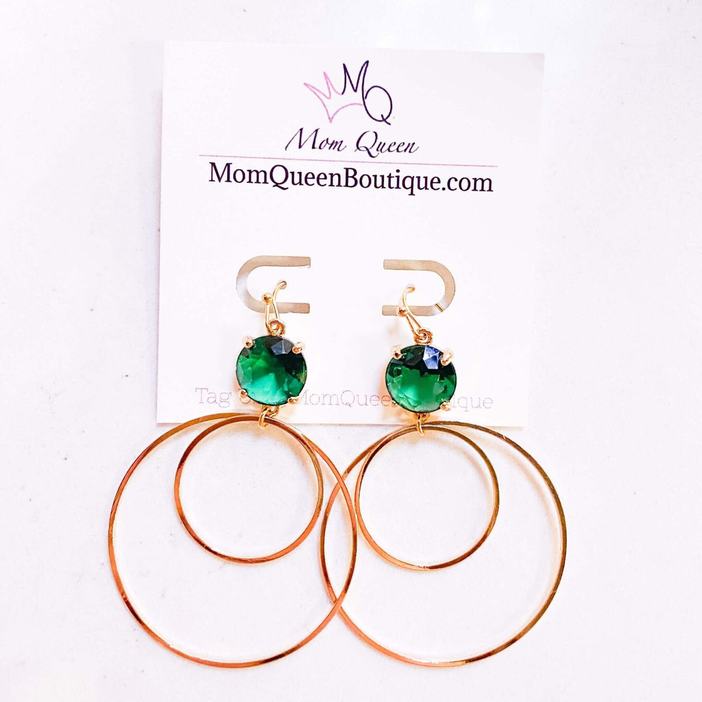 #Bejeweled Earrings - MomQueenBoutique
