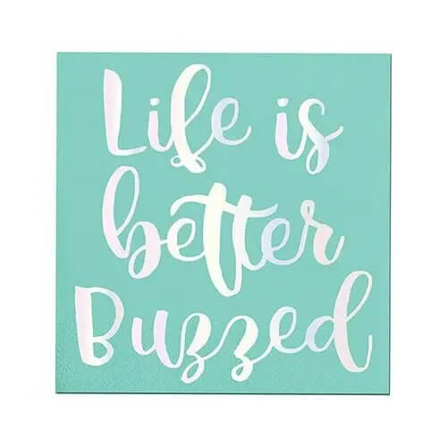 Better Buzzed Napkin Set - MomQueenBoutique