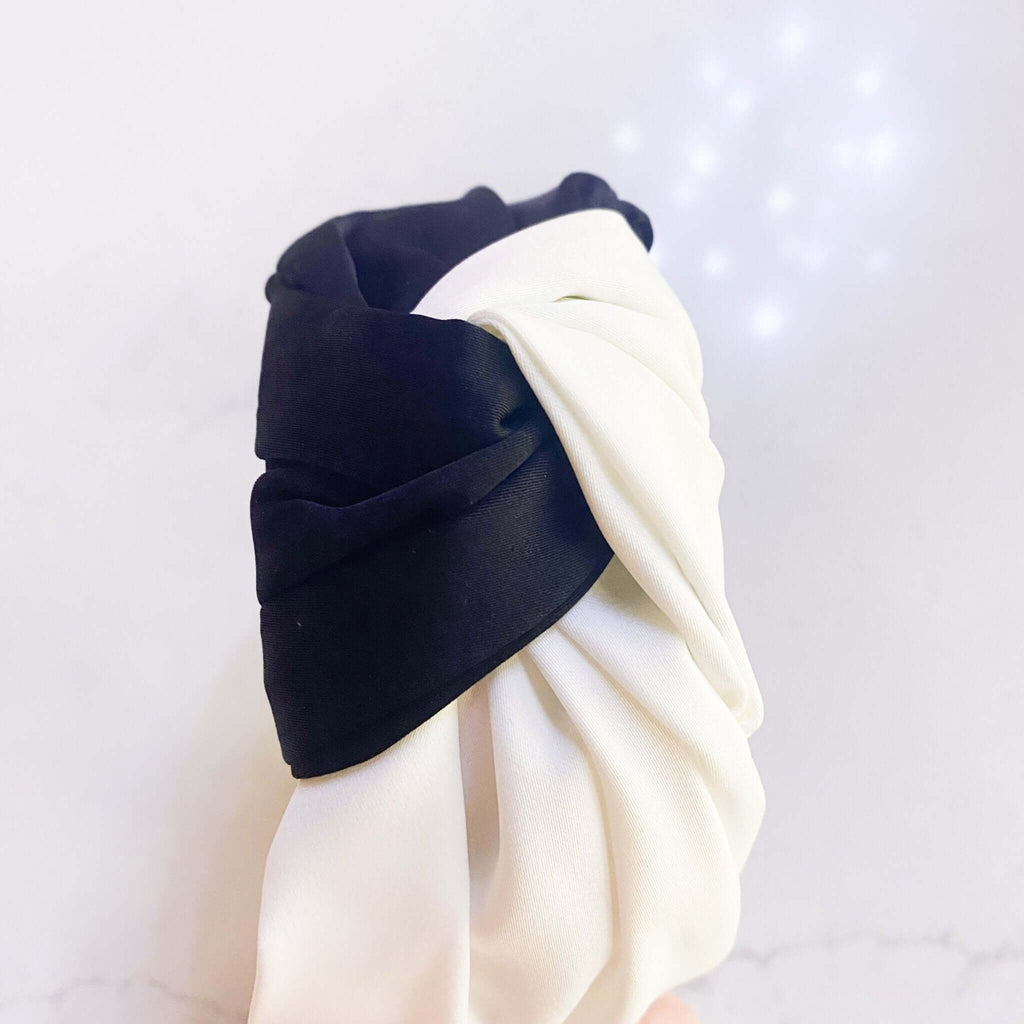 Black Tie Headband - MomQueenBoutique
