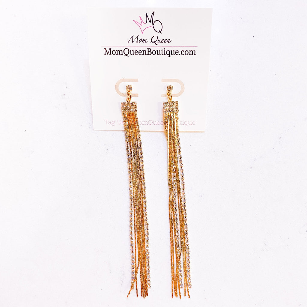 Bling String Earring - MomQueenBoutique