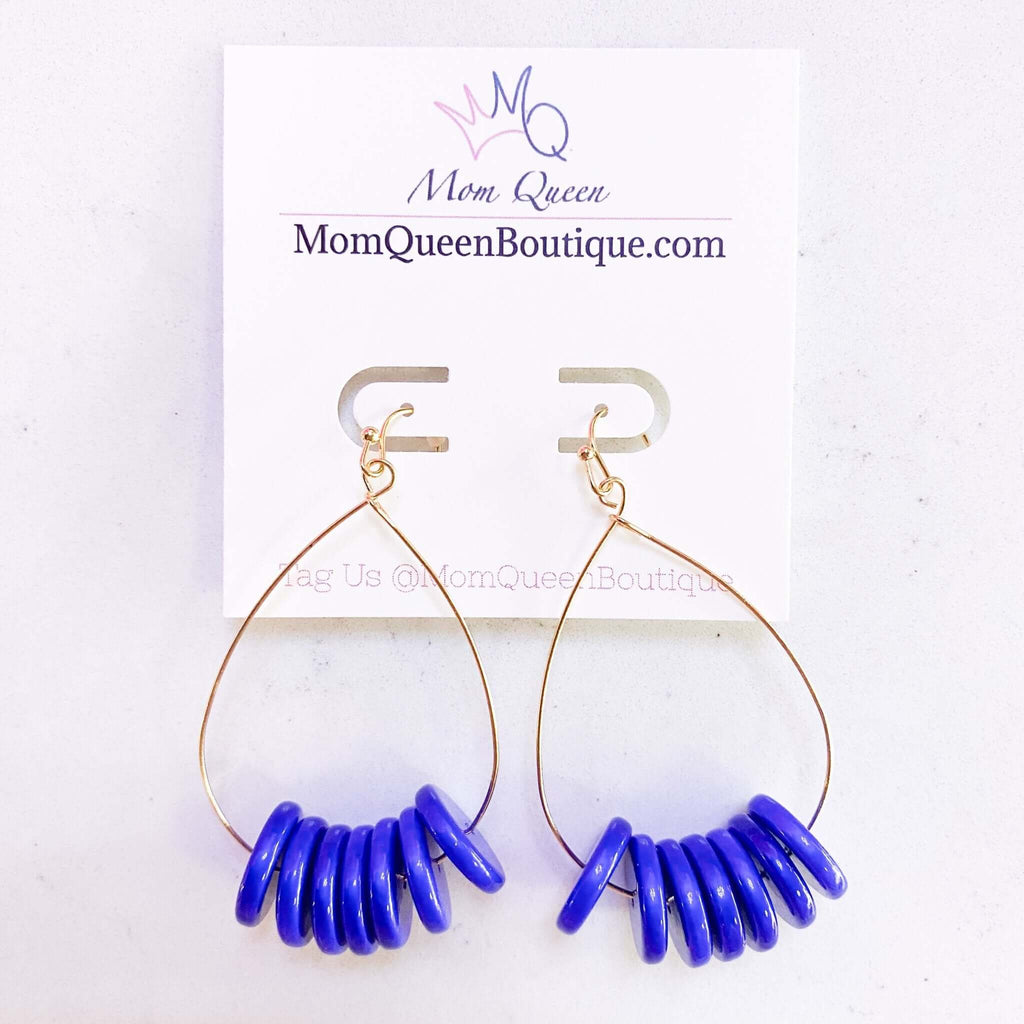 #ButtonUp Earrings - MomQueenBoutique