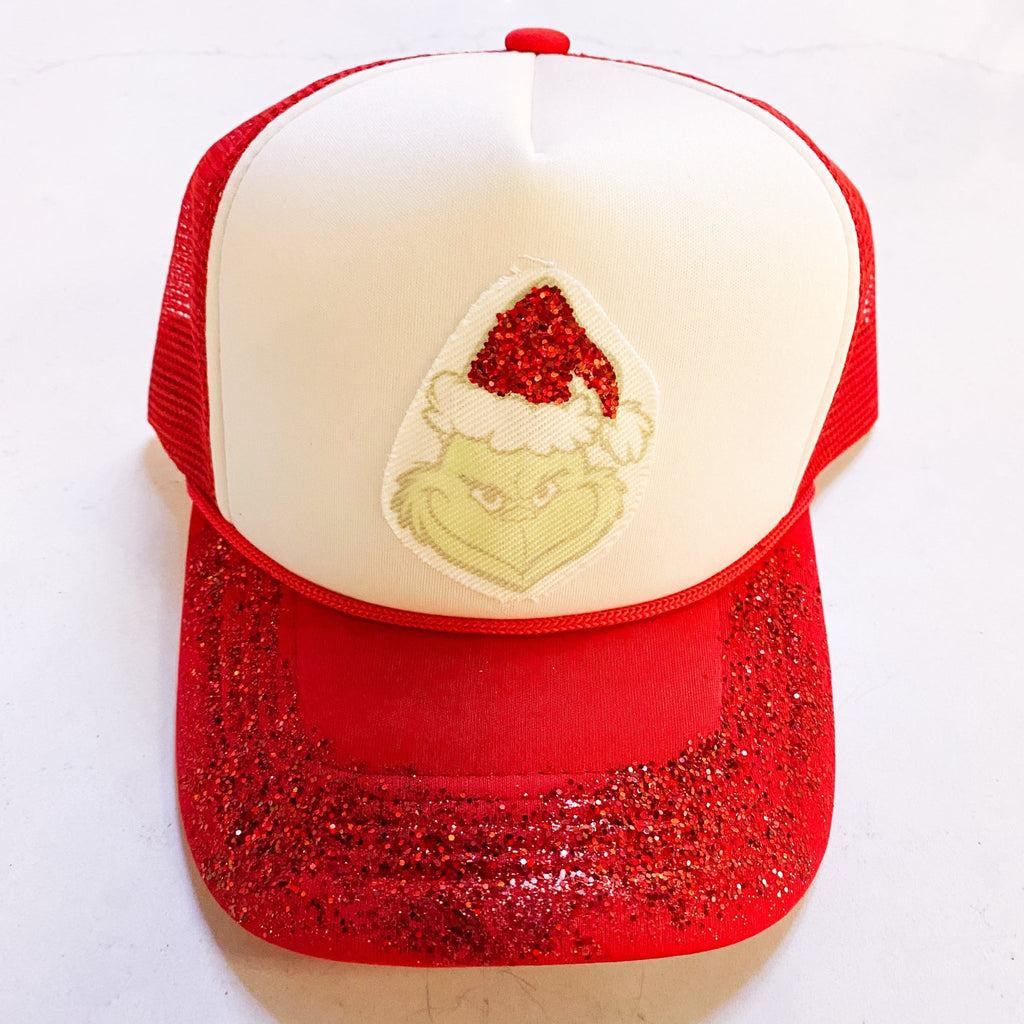 Christmas Grinch Caps - MomQueenBoutique