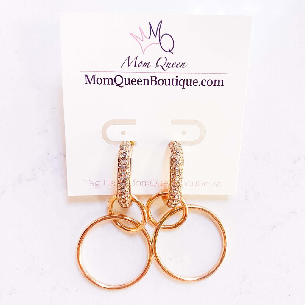 Classy Gold Earrings - MomQueenBoutique