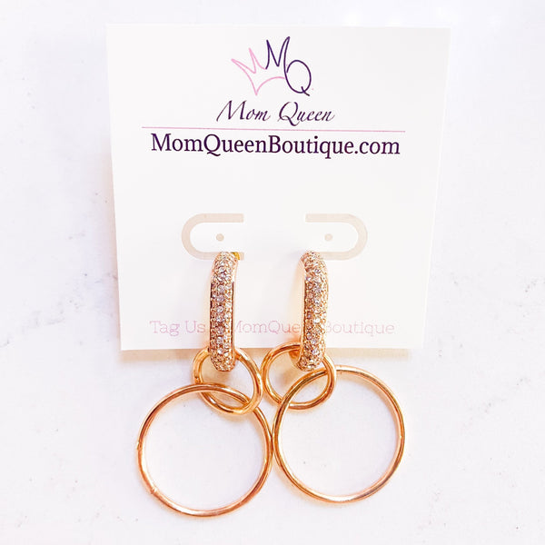 Classy Gold Earrings - MomQueenBoutique
