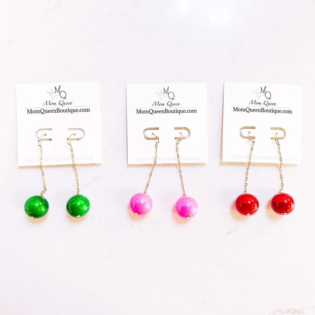 #ColorfulDrop Earrings - MomQueenBoutique