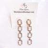 #DiamondChain Earrings - MomQueenBoutique