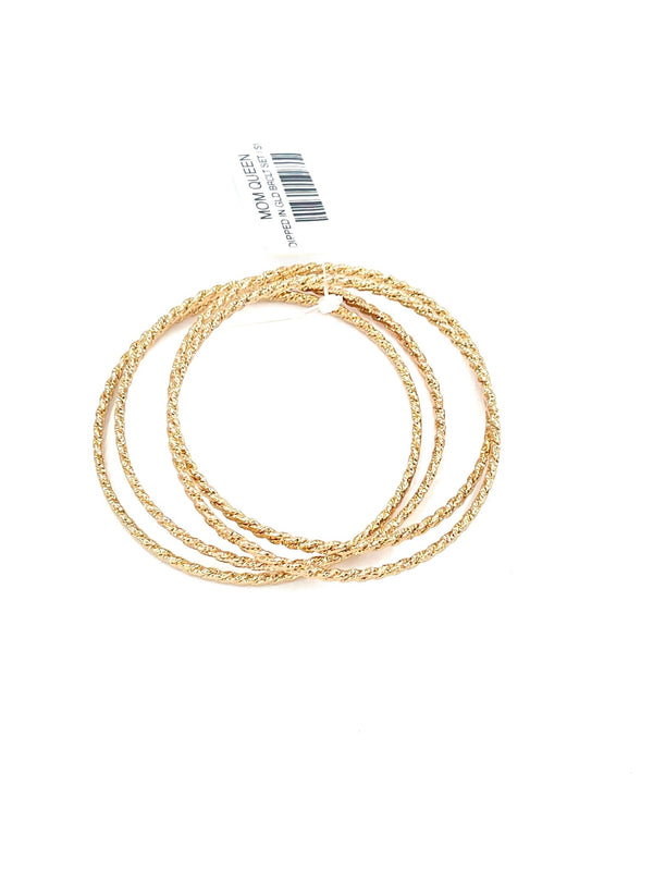 Dipped In Gold Bracelet Set - MomQueenBoutique