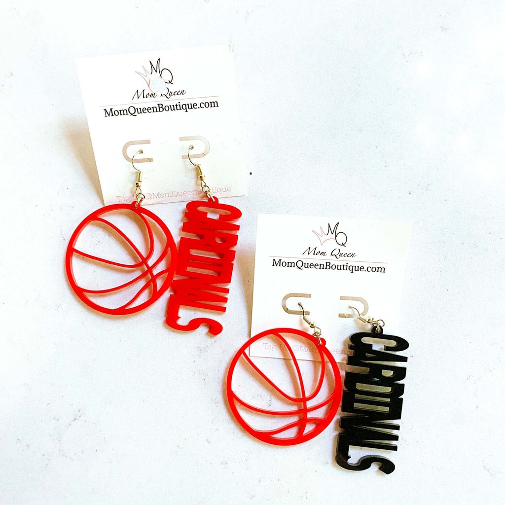 EARRING: Cardinal Mix N Match - MomQueenBoutique